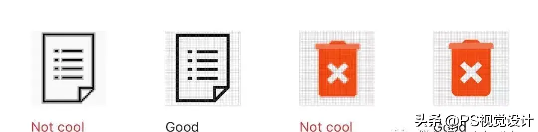 设计任何一套图标应当遵循的基本