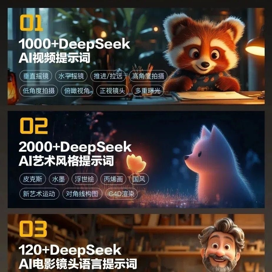 【进阶版】Deepseek+ai短视频制作实战应用课程指南创作赚钱教程 -虎哥说创业