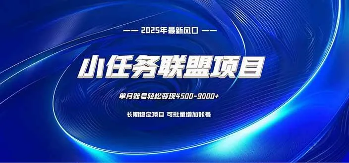 小任务联盟项目：一台电脑每天只需10分钟，轻松简单稳定-虎哥说创业
