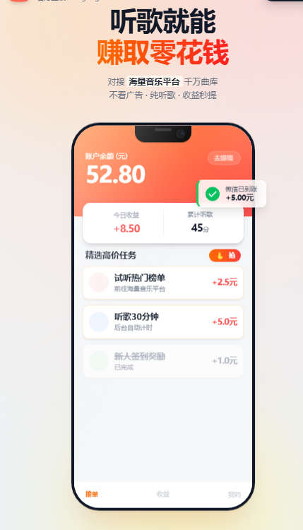 最新全自动的项目番茄音乐人任务系统，单机10-30 长期稳定零撸项目