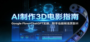 AI制作3D电影指南：Google Flow+ChatGPT实操，新手也能做连贯影片 -虎哥说创业