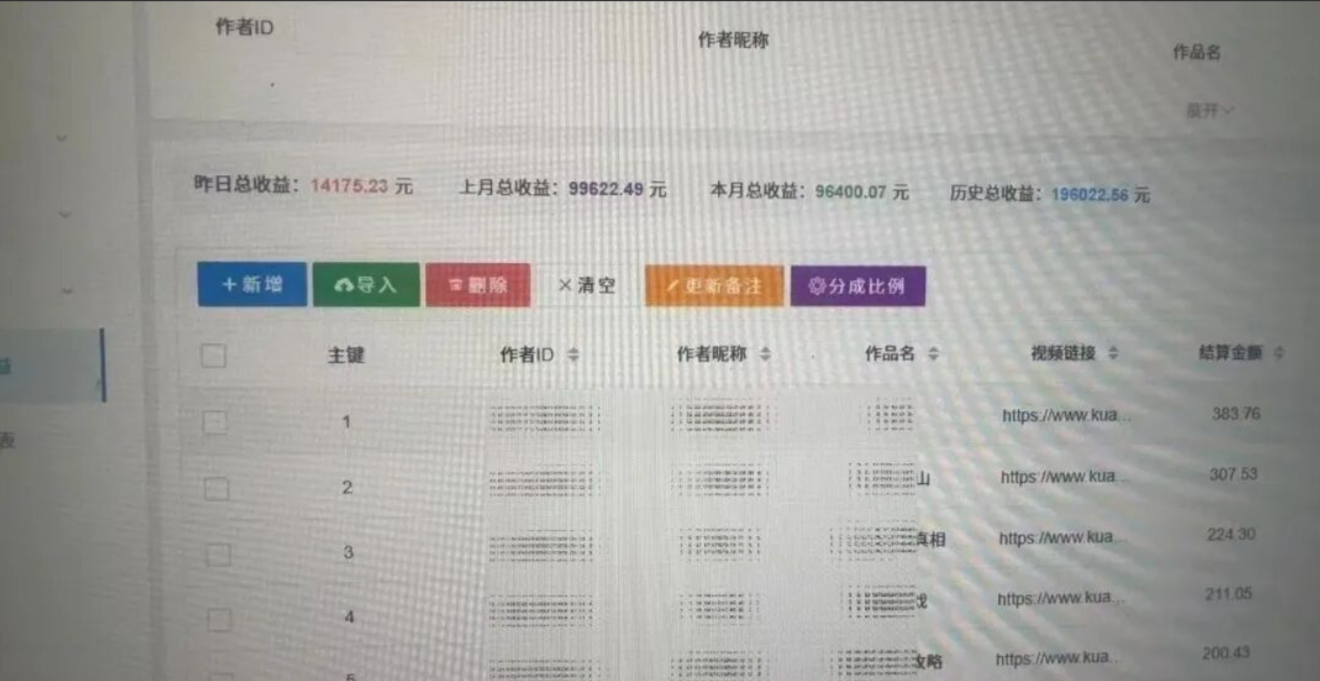 快手短剧代挂项目 快手荧光计划 单号月收益500-1000+ 多号多赚