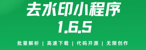 去水印小程序视频提取小程序源码支持二次开发流量主源码小程序 -虎哥说创业